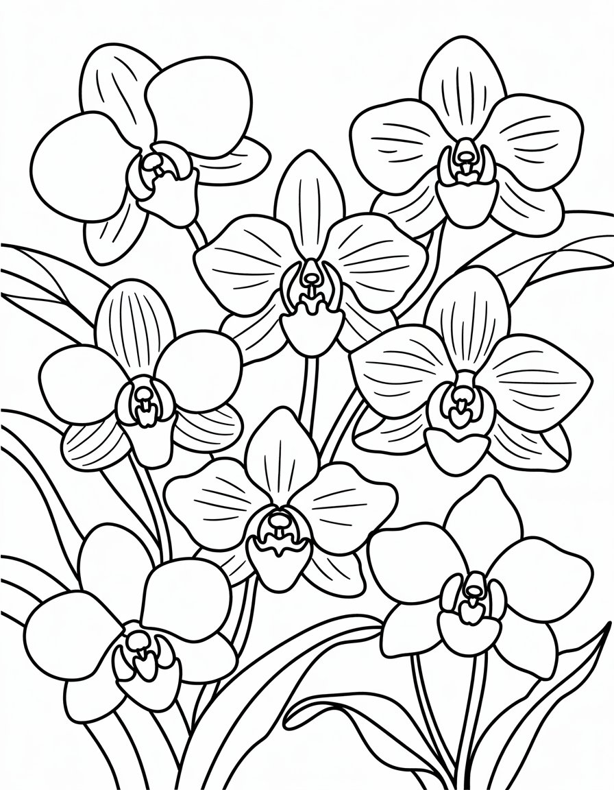 Delicate Orchid Collection